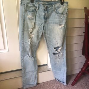 American Eagle ripped jeans